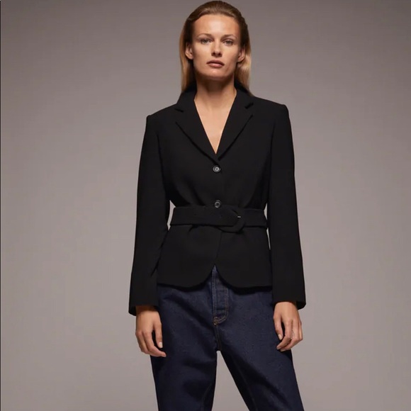Zara Belted Blazer - Picture 2 of 7